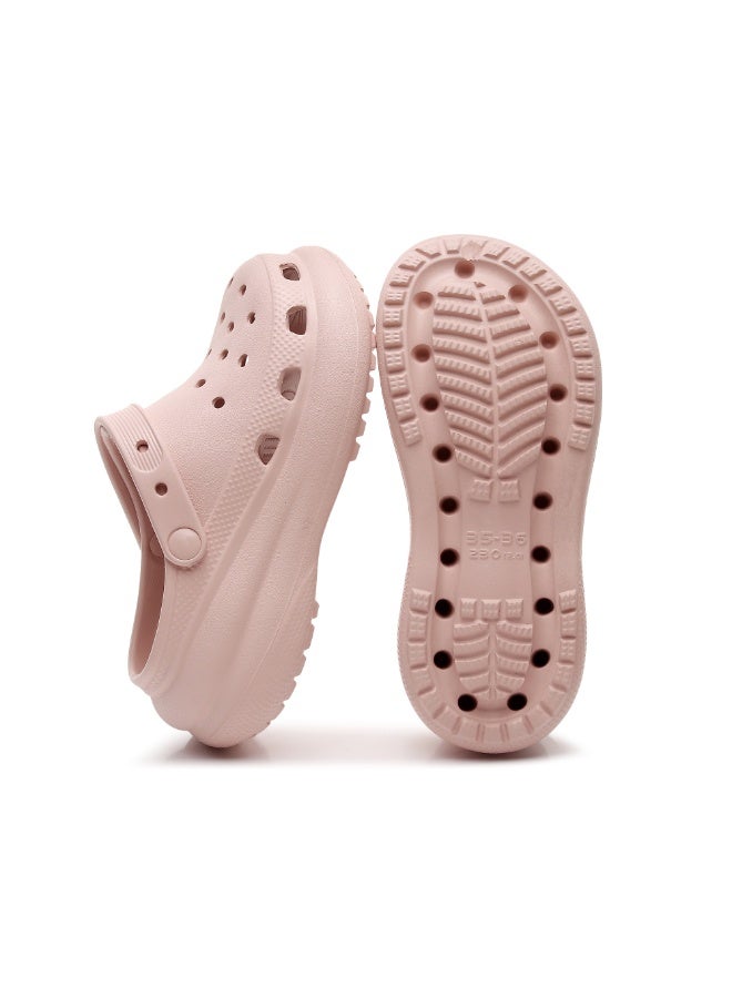 GUOLUOFEI Thick Sole Platform Clogs for Women, Ultra Lightweight Garden Shoes for Girls, Summer Sandals Slip Resilient Arch Support Comfy Waterproof Casual Slip-on Slides - Image 1